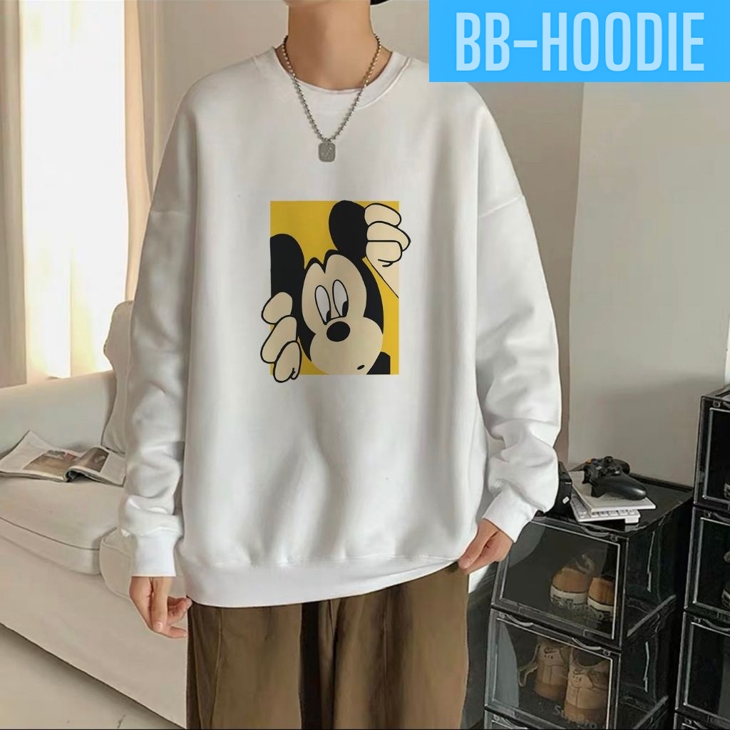 ÁO SWEATER IN CHUỘT CỰC ĐẸP FORM NAM VÀ NỮ