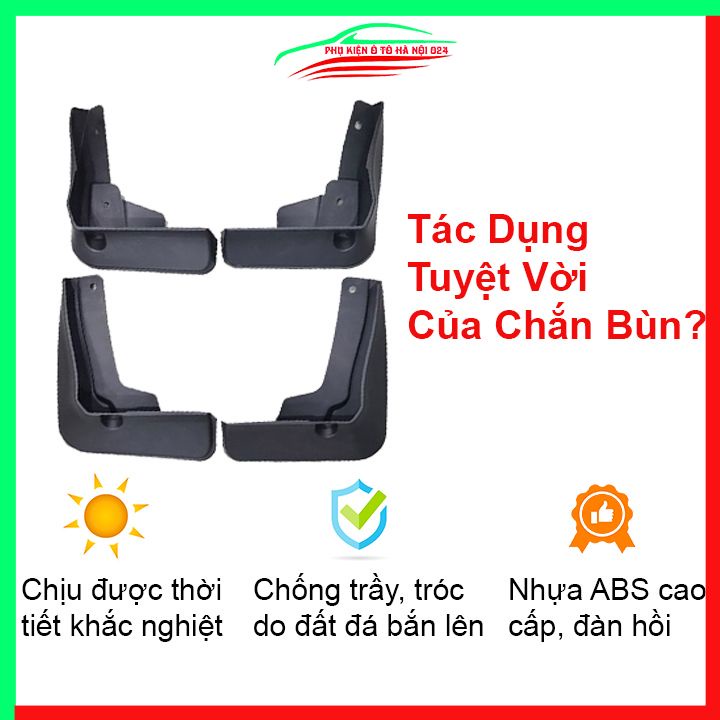 Bộ 4 chắn bùn Camry 2019-2023 chuẩn theo xe