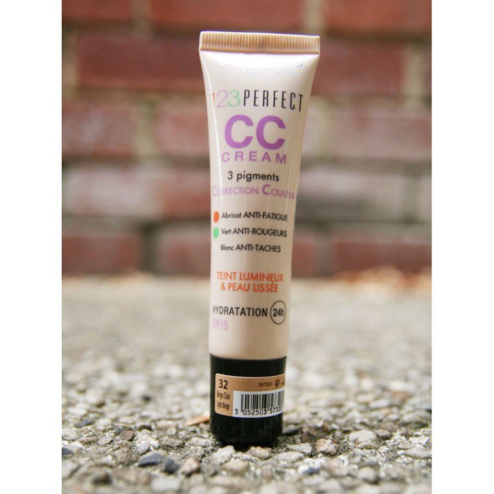 Kem nền Bourjois màu số 32 - 123 Perfec CC Cream SPF 15 No.32 Beige Clair 30ml