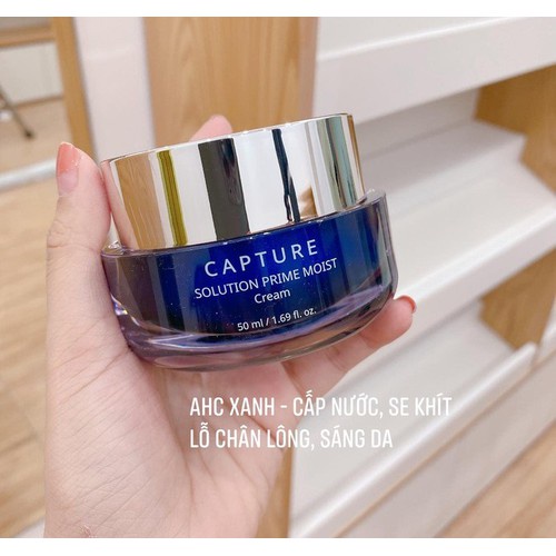 KEM DƯỠNG AHC CAPTURE SOLUTION MAX CREAM 50g Hàn Quốc giúp làm mờ vết thâm sạm - Dưỡng Trắng Da - Mẫu Mới