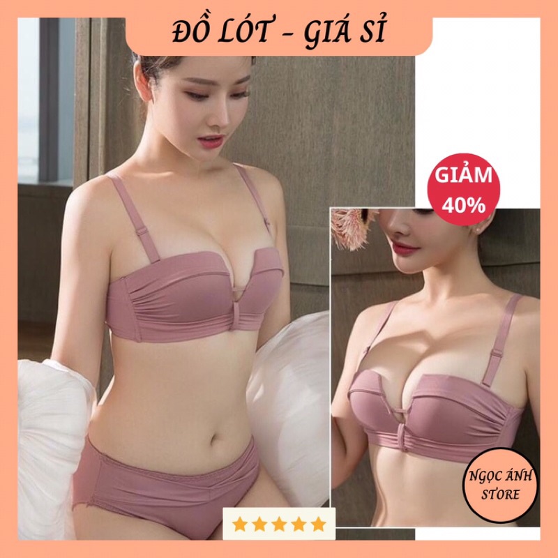 Bộ Đồ Lót Đúc Quả Vuông Nâng Ngực Quyến Rũ 971 .