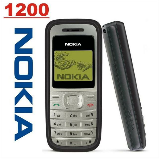 Điện thoại nokia 1200 - chính hãng cũ 99% ( BH 12T ) giao màu ngẫu nhiên