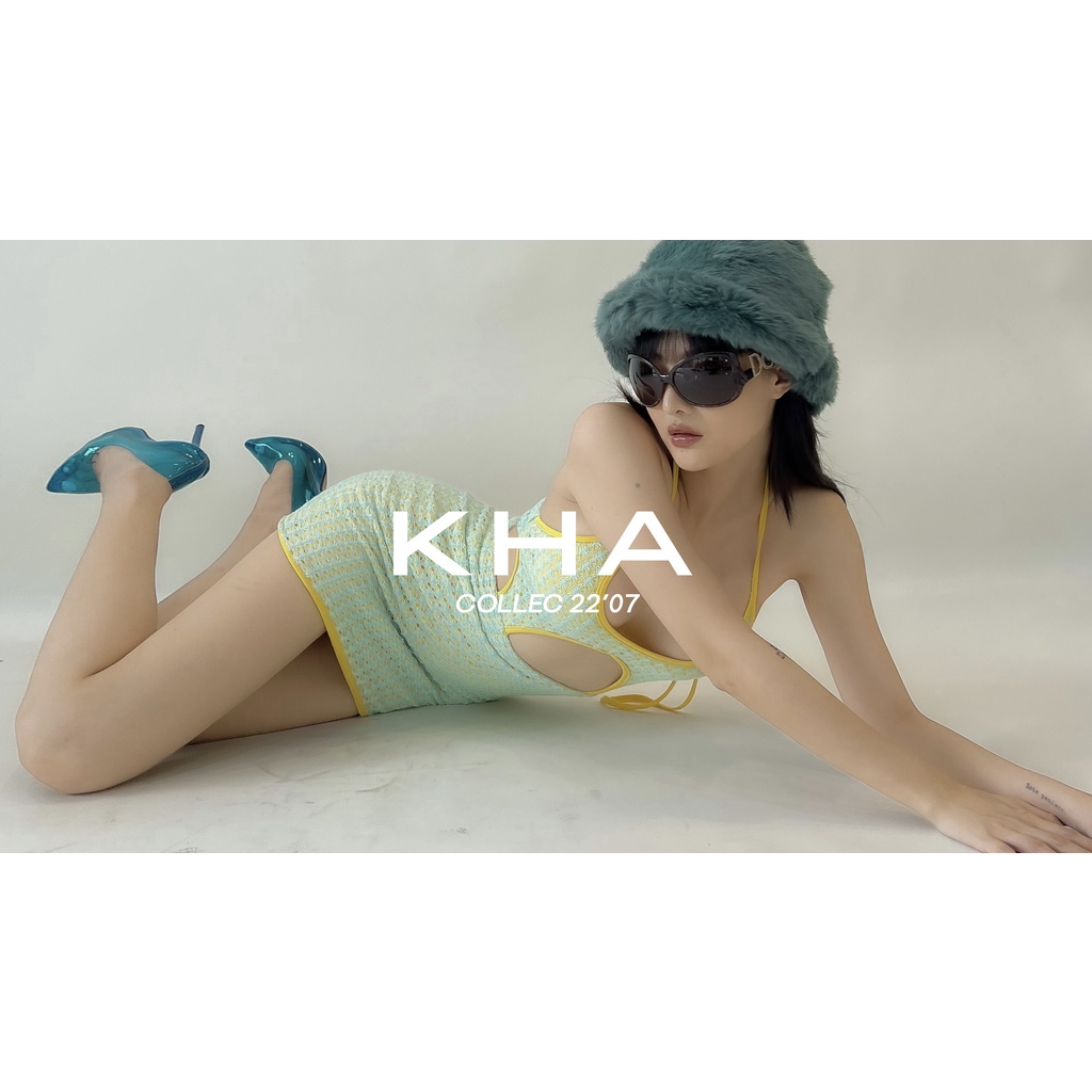 Đầm 2 dây ren lưới body có lớp thun lót trong [ LIULIU DRESS by KHA ]