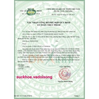 Cốm lợi sữa Curmilk