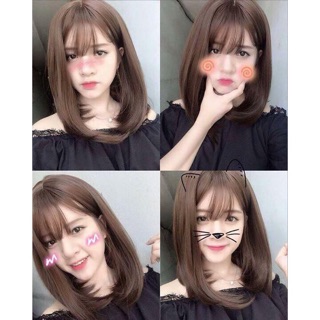 Tóc giả cao cấp chịu nhiệt- tăng lươi chùm tóc- hình thật