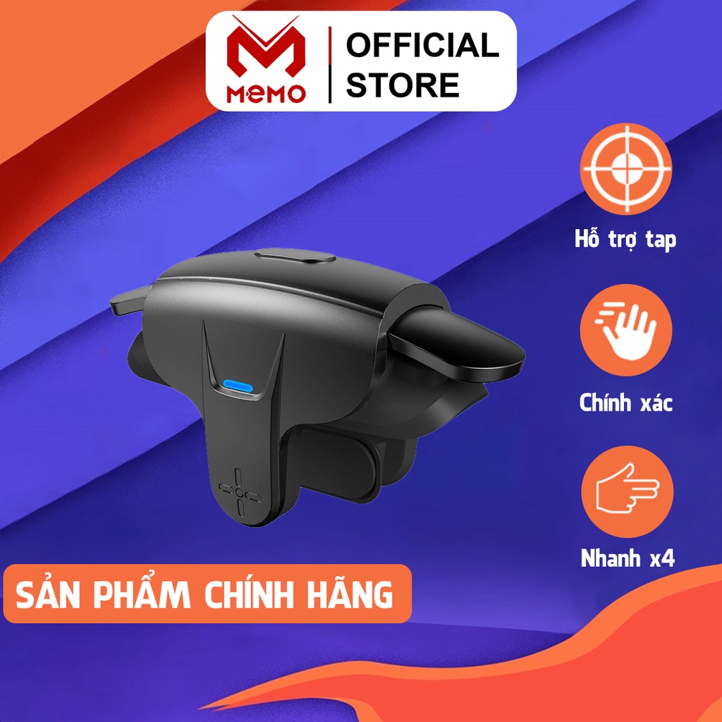 Nút bắn pubg MEMO AK05 hỗ trợ ghìm tâm auto tap 4 chế độ thao tác 4 ngón dễ dàng chơi game FPS FREE FIRE ROS