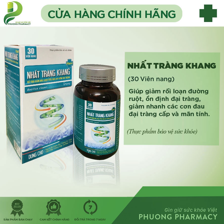 Thực phẩm chức năng hỗ trợ đường tiêu hoá Nhất Tràng Khang, tăng cường sức khoẻ hệ tiêu hoá