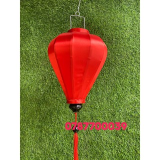 lồng đèn Hội an phi trơn treo ngoài trời 30cm
