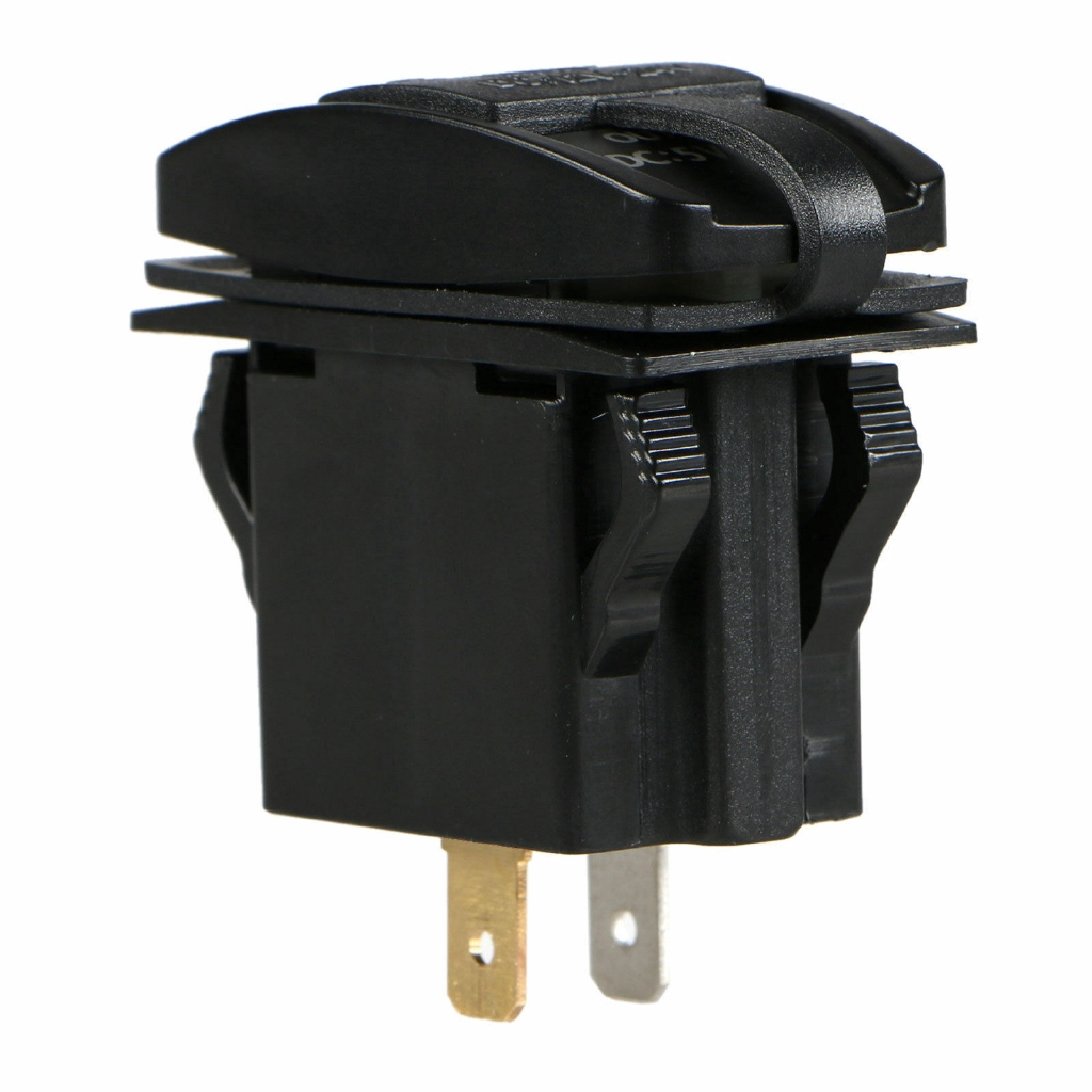 Sạc USB kép chống nước 3.1a 12v 24v cho xe ô tô