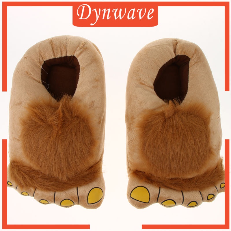 Dép Bông Đi Trong Nhà Ấm Áp Hình Quái Vật Chân To Unisex