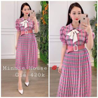 ‼️‼️ combo đầm bbr dập li nơ