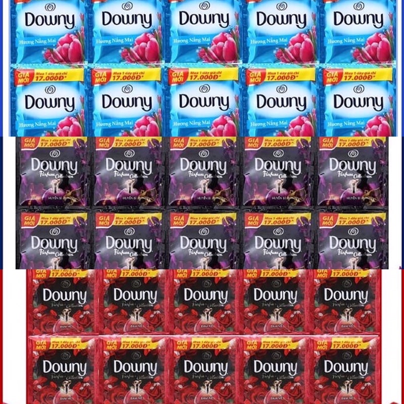 Combo 36 gói ( 60 gói) Nước xả vải Downy / Hygiene