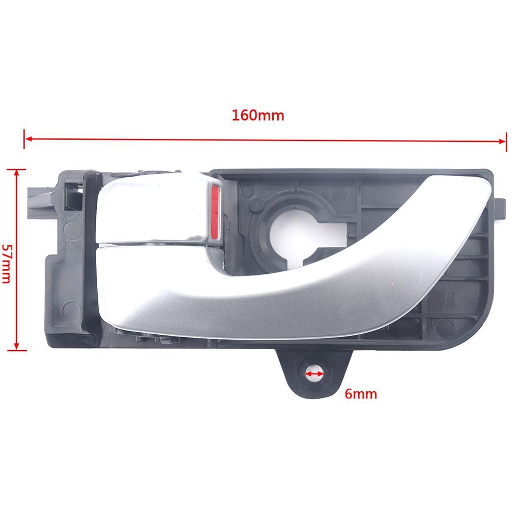 Set 2 Cặp Tay Nắm Cửa Trái / Phải Thay Thế Cho Xe Hơi HYUNDAI SONATA 2005-2008