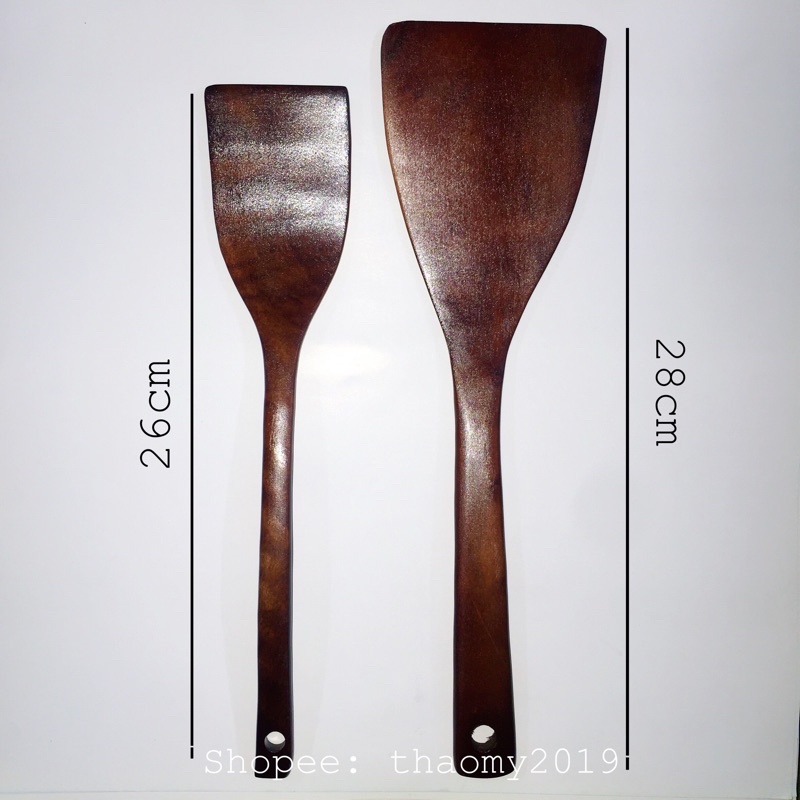 XẺNG XÀO XẺNG RÁN MUÔI BỚI CƠM bằng GỖ phong cách Hàn quốc- được sơn lớp chống mốc- Hàng xuất kh