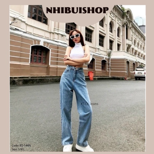 Quần ống SUÔNG khuy móc siêu hot (2màu) CEN FASHION