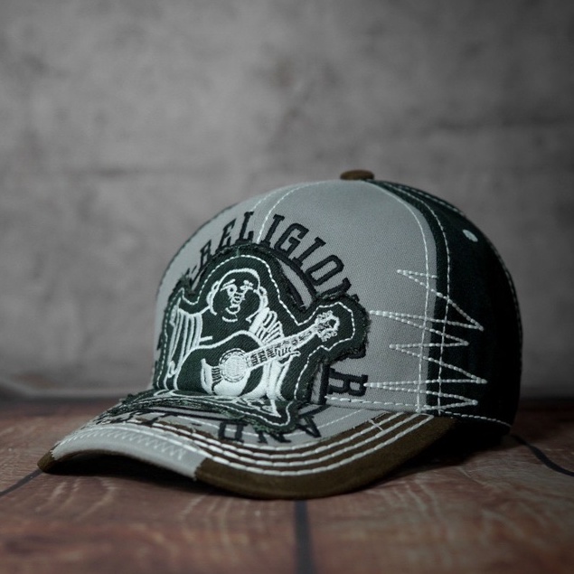 NÓN LƯỠI TRA TRUE RELIGION HERITAGE CHÍNH HÃNG VẢI DA LỘN PHỐI JEAN CAO CẤP, CHUẨN HÃNG