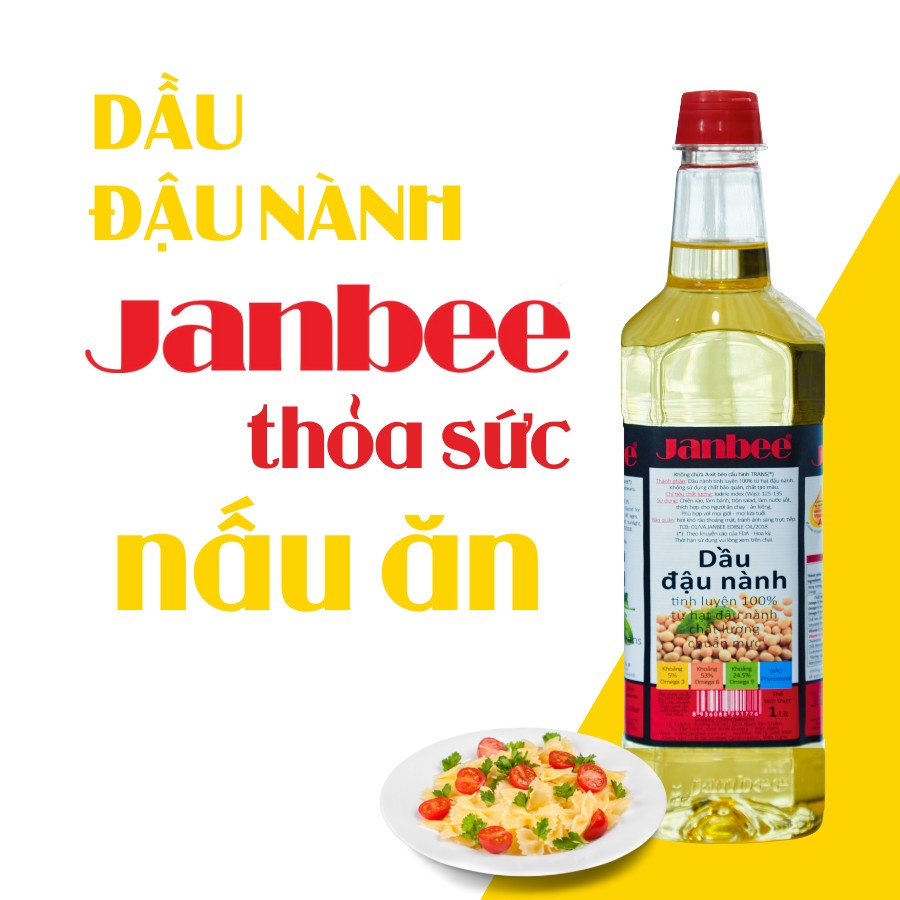 Dầu Đậu Nành Janbee 1L