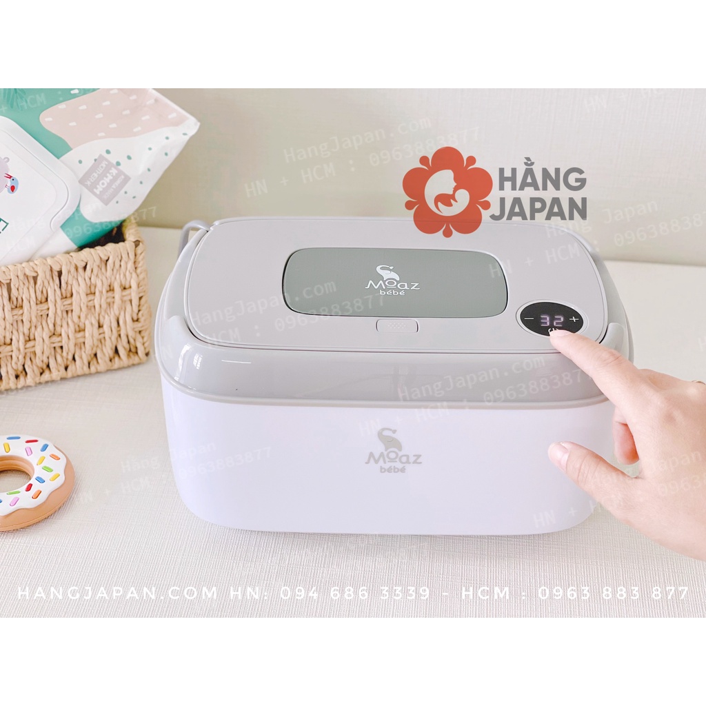 Máy làm ẩm khăn ướt Moaz bebe cho bé MB008 chính hãng bảo hành 1 năm