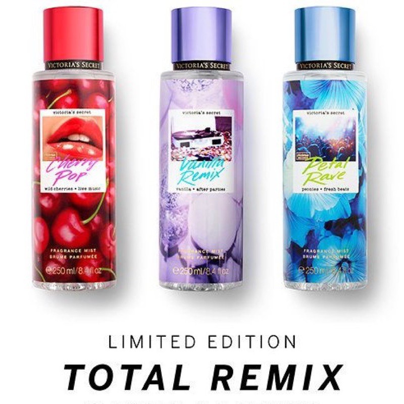 ❤️ [ Bill Mỹ] [ 250ml ] Xịt toàn thân Victoria Secret TOTAL REMIX [Fullsize/Tester]