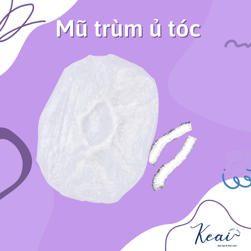 Mũ Trùm Đầu Ủ Tóc Nilong Tặng Kèm - Mũ Trùm Đầu Nhuộm Tóc Tại Nhà - Keai hair dye