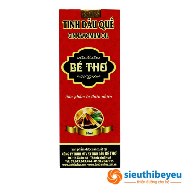 Tinh dầu quế Bé Thơ 50ml