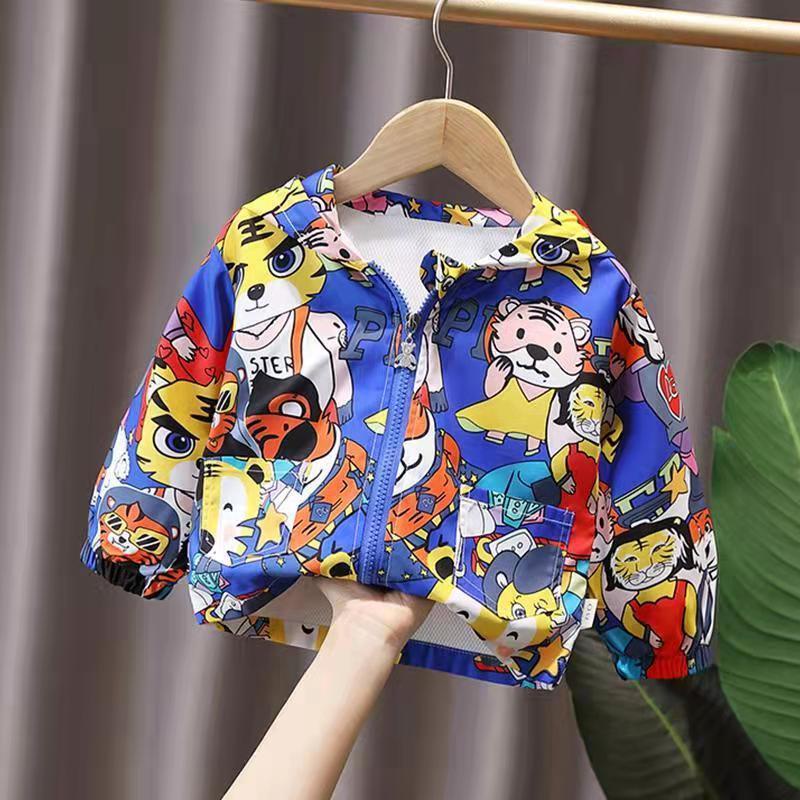 Áo Khoác Gió Có Mũ Trùm Thời Trang Xuân Thu 2022 Mới Cho Bé Trai