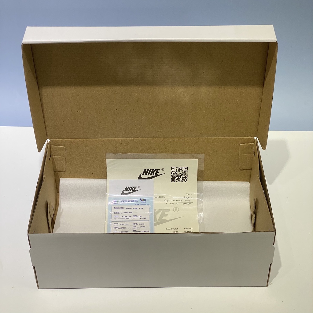 Hộp giấy carton AF1 Xám đựng giày dép quần áo mũ nón gói quà đóng hàng giá rẻ kèm bill thẻ giấy lụa nhật