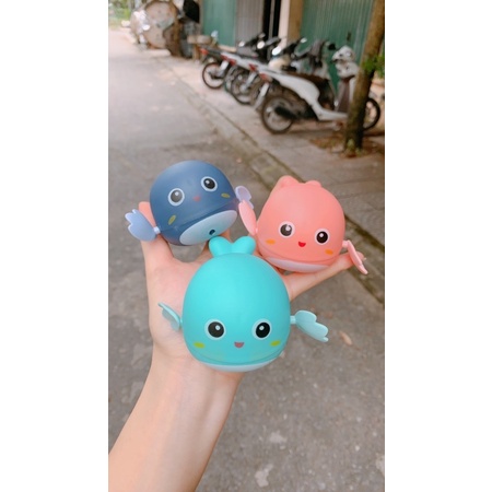 CÁ TẮM CÙNG BÉ - Đồ chơi CÁ HEO NHỎ thả bồn tắm - đồ chơi vặn cót hình cá xinh xắn đáng yêu cho bé