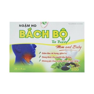 Viên ngậm ho bách bộ 1 vỉ *4 viên