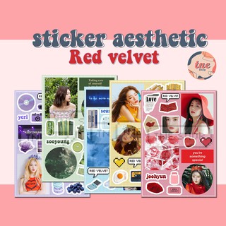 [HÀNG CÓ SẴN] Sticker Aesthetic Red Velvet