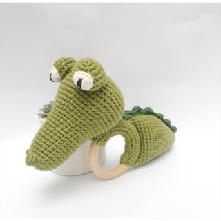 Lục lạc len móc Bunny