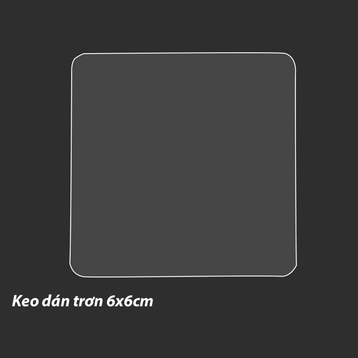 Combo 2 Miếng Dán Trơn Trong Suốt 2 Mặt Đa Dụng Thay Thế Keo Kệ Nhà Tắm Nhà Bếp