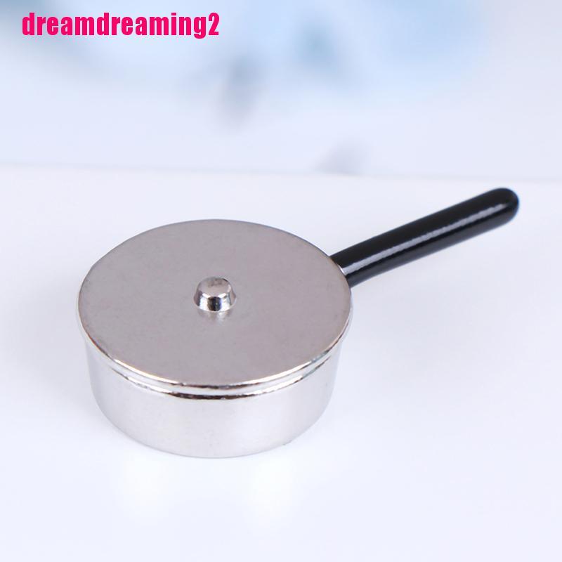 Bộ 4 Chậu Cây Kim Loại mini Trang Trí Nhà Búp Bê