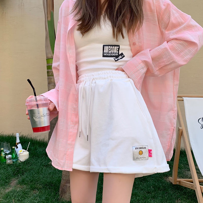 Quần Short Thể Thao Ống Rộng Thiết Kế Mới Kiểu Dáng Đơn Giản Năng Động Thời Trang Mùa Hè Dành Cho Nữ