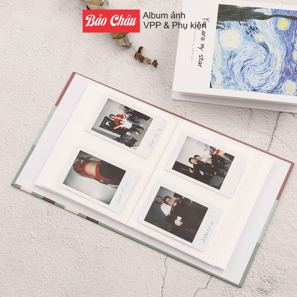 Album đựng ảnh 6x9, 7x10 đựng 200 tấm bìa cứng. Loại đẹp