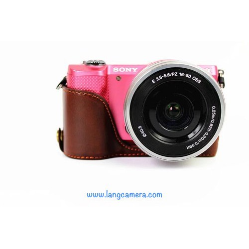 Bao da - Halfcase máy ảnh Sony A5000, A5100