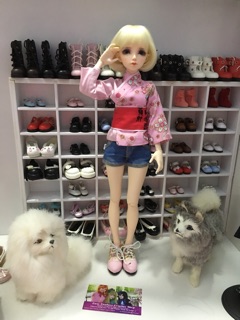 Quần jeans búp bê BJD - size 1/4