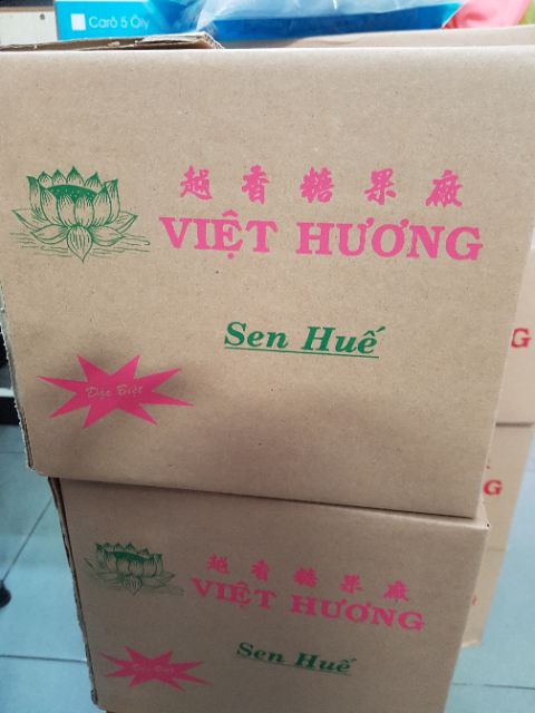 Mứt Sen Huế gói 500gram loại đặc biệt VIỆT HƯƠNG DATE LUÔN MỚI