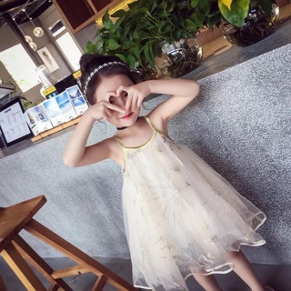 Váy voan hoạ tiết ngựa pony