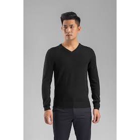 Áo len Aristino AWO015W8 cổ tim, dày vừa phải, dáng Slimfit, chất len đanh lì, không bai xù