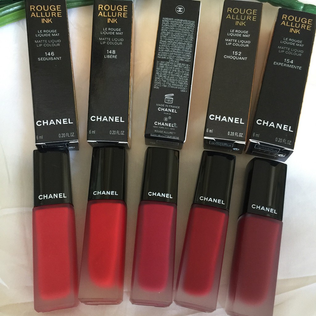 Son Kem Chanel Rouge Allure Ink Fusion siêu lì và dạng tint bóng mềm mịn, chuẩn auth, Tiệm Son Ruby