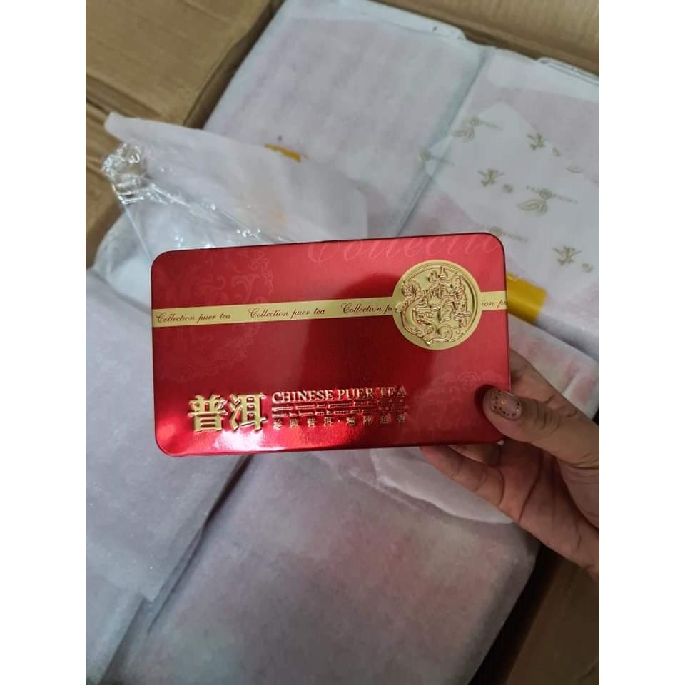TRÀ PHỔ NHĨ Vân Nam Hộp Quà tặng sang trọng 15 bánh Mix 3 vị - Thơm Ngon bổ dưỡng | BigBuy360 - bigbuy360.vn
