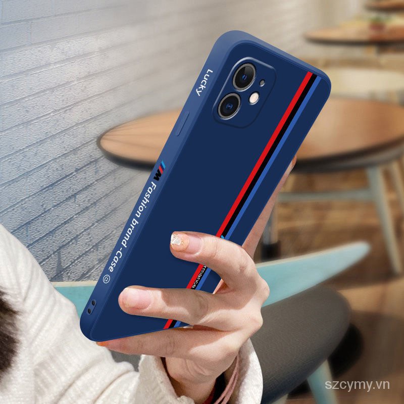 Ốp điện thoại mềm phối dây đeo thích hợp cho iPhone 11 12 13 pro max x Xs XR se 2020 7 8 plus