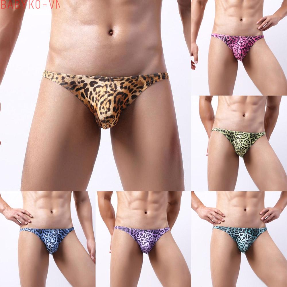 Briefs Sexy Summer For Trend G-String Hot Leopard Men Lingerie Polyester