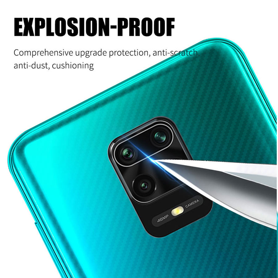 Bộ miếng dán kính cường lực 2 trong 1 bảo vệ camera cho điện thoại Xiaomi Redmi Note