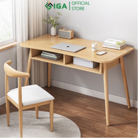 Bàn làm việc IGA có ngăn để đồ đa năng phong cách Nordic GP185