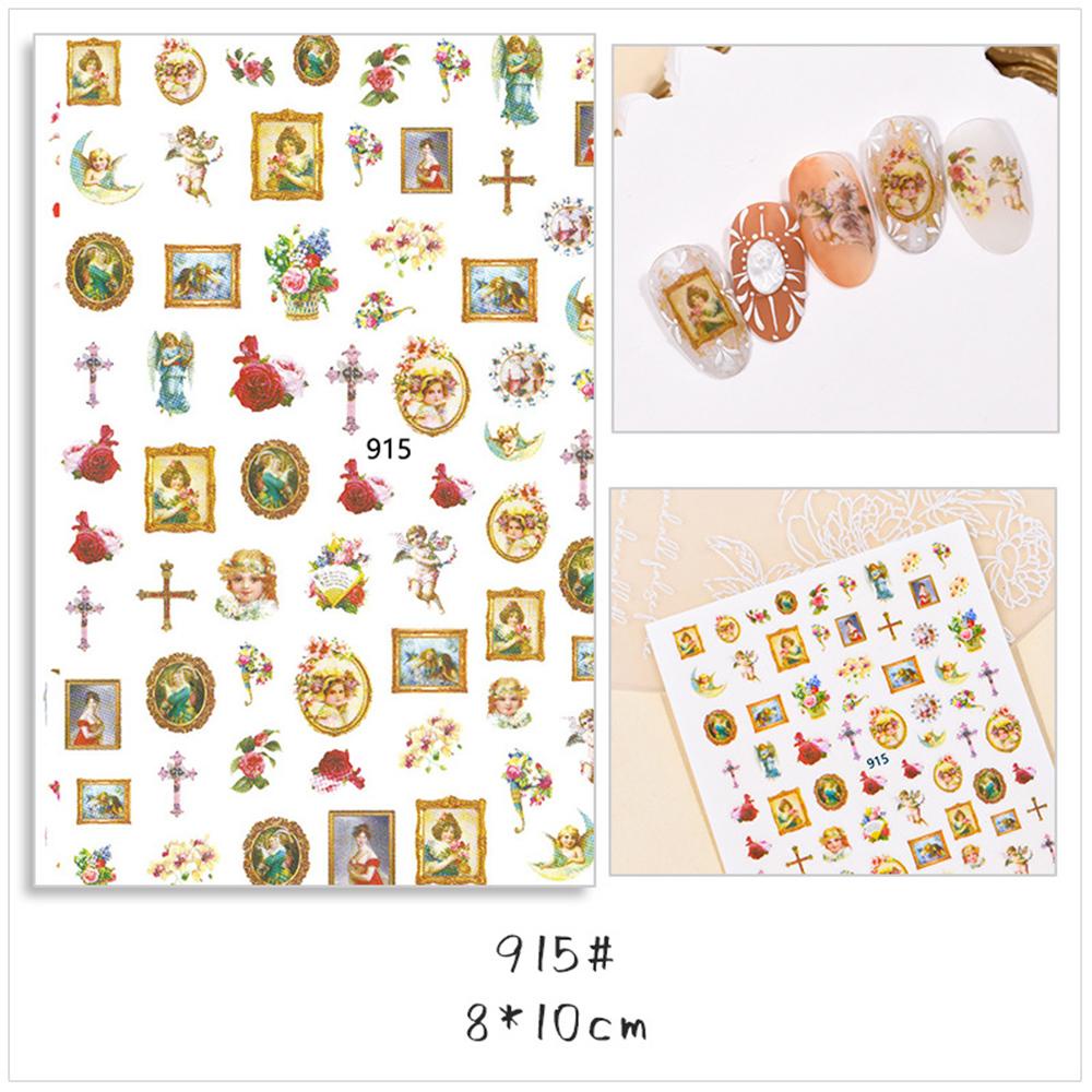 Miếng Dán Trang Trí Móng Tay 3D DIY Hình Thiên Thần