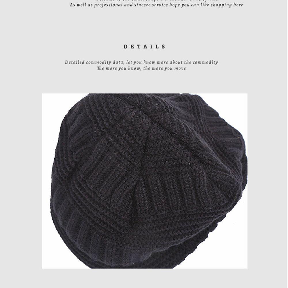 Mũ beanie Kết Hợp Khăn Choàng Mềm Mại Giữ Ấm Thời Trang Cho Nam Nữ