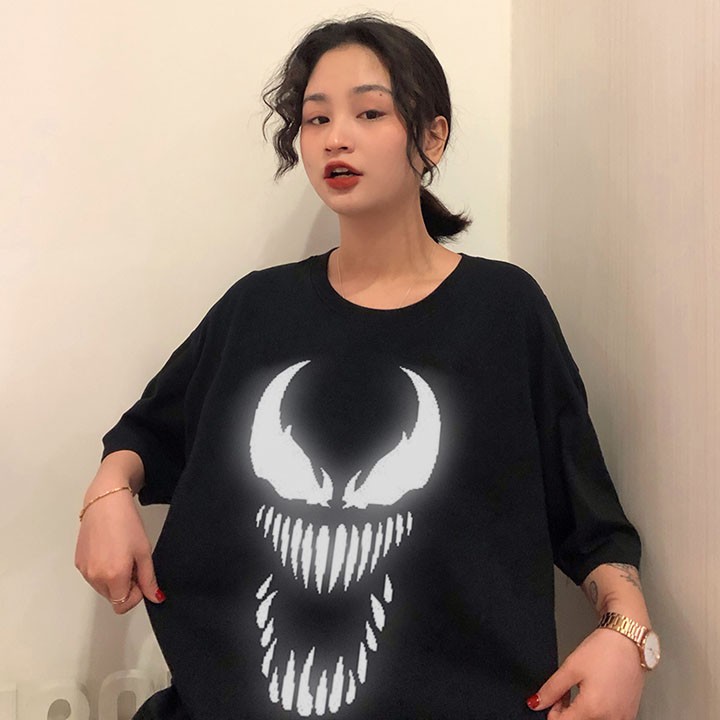 (CÓ VIDEO)ÁO THUN PHẢN QUANG TAY LỠ VENOM