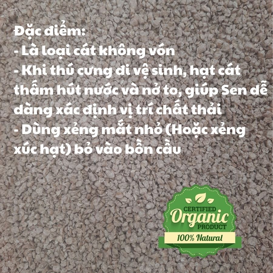 Cát vệ sinh mèo Cát đậu nành Cature và Cát gỗ vón TOMCAT diệt khuẩn hạt nhỏ xả được bồn cầu thân thiện với môi trường